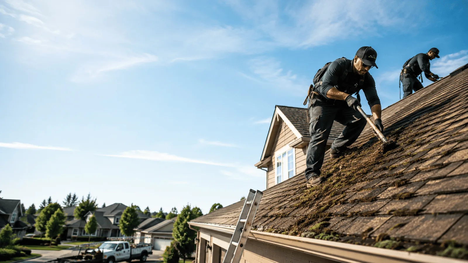 Roof Moss Removal in Waubun, MN near me